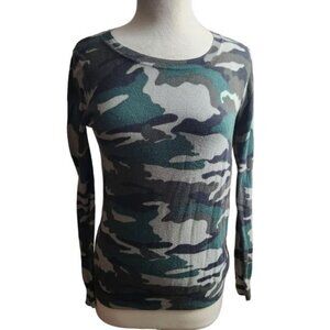 J.CREW MERCANTILE XS Camouflage Pullover Sweater
